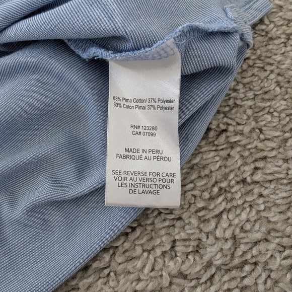 Travis Mathew The Zinna Polo Golf 3-Botton Short Sleeve Pima Cotton Blend - Picture 9 of 11